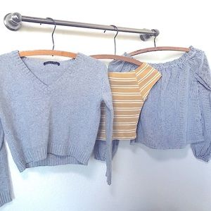 Brandy Melville Crop Top Bundle of Three